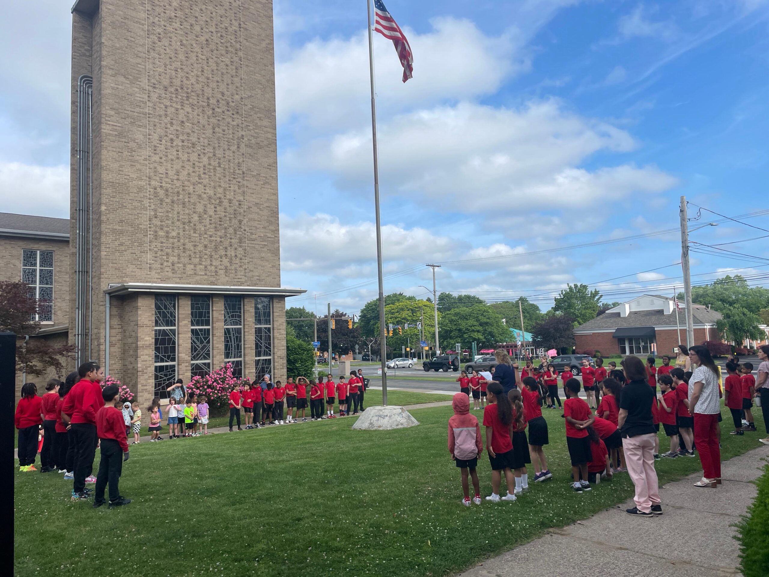 St Ambrose Academy Flag Day